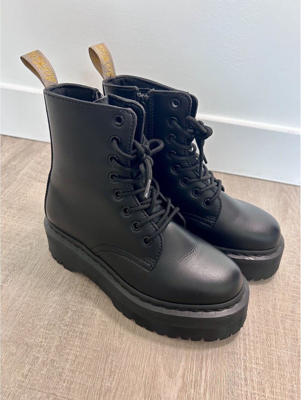 Dr Martens V Jadon 2 Mono Vegan Black Boots Size 6